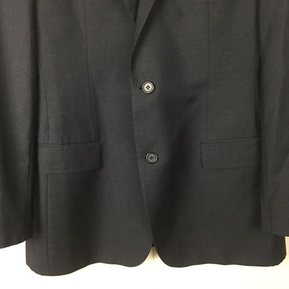 HUGO BOSS Men's Black Sport Coat Blazer 100% Wool Size 40 Reg - Picture 2 of 11